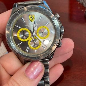 Ferrari stainless steel watch